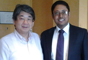 with Mr Yasuhiro Fukushima