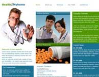 medical web template 