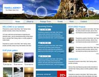 free web template on travel design